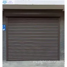 Puerta de obturador comercial de aluminio